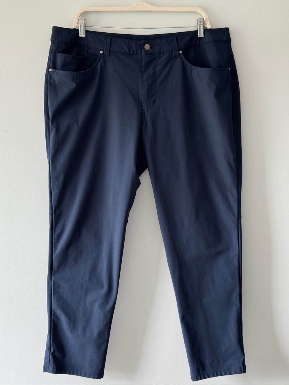 Lululemon ABC Pants Warpstreme Tech Navy Blue Men's Size 38x28